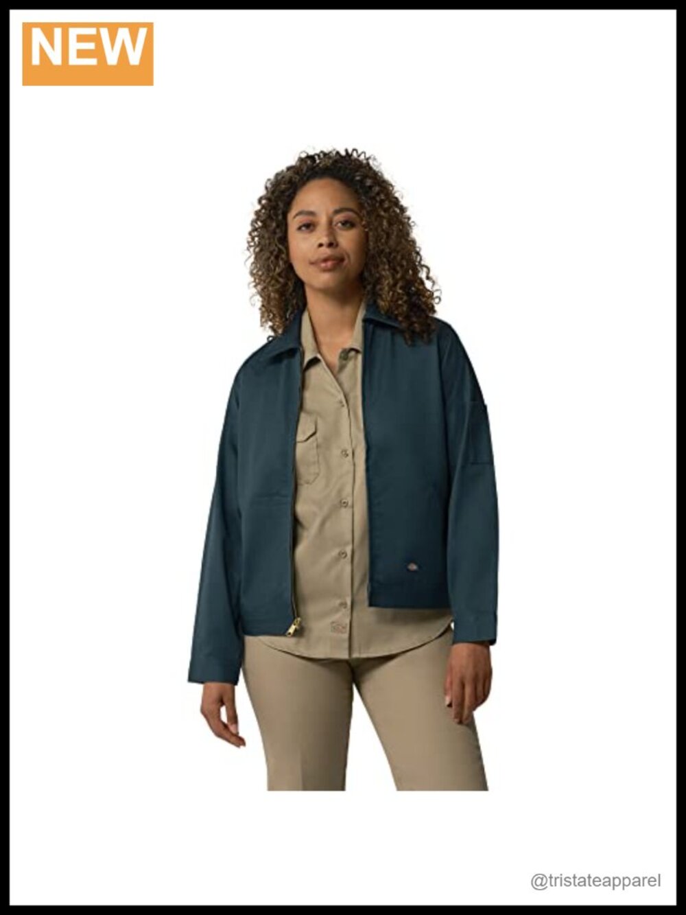 Dickies Women's Unlined Eisenhower Jacket Work Utility Coat